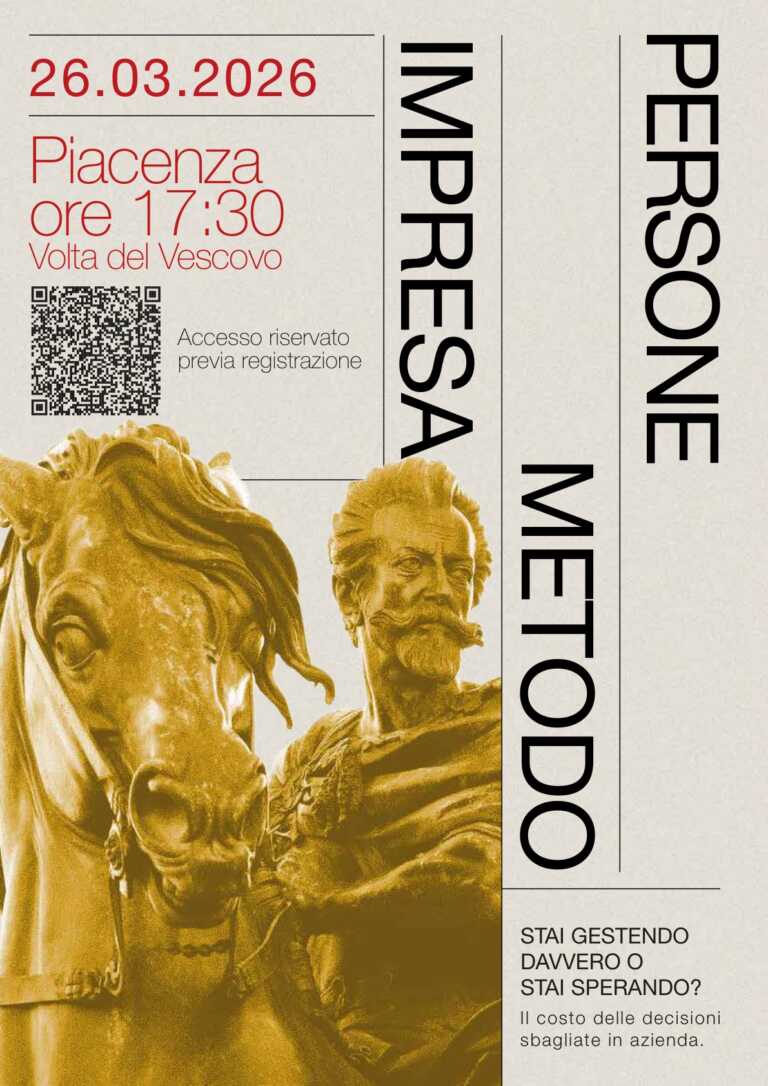 Evento 26 Marzo STAI GESTENDO DAVVERO LA TUA AZIENDA O STAI SOLO SPERANDO?